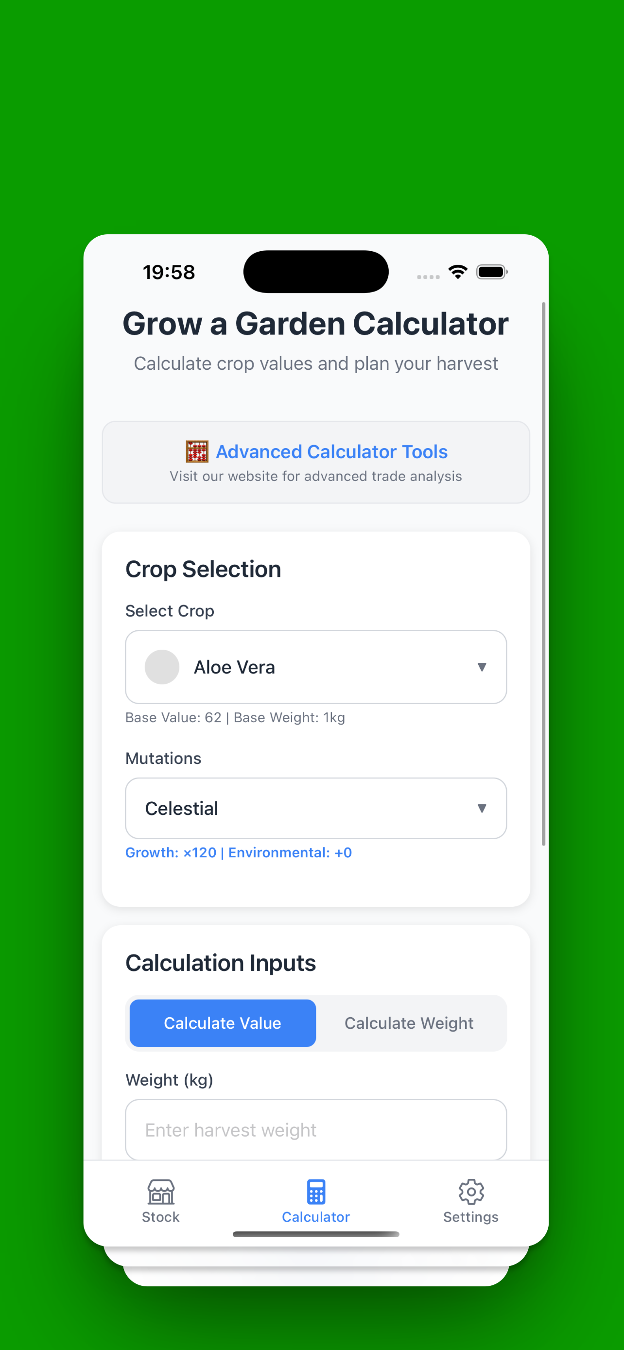 Smart Notifications - Grow a Garden Stock Tracker App Screenshot